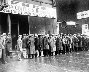 Comedor comunitario durante la Gran Depresión