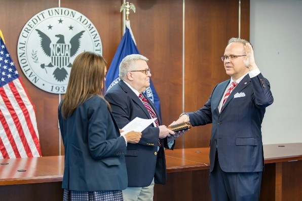 Todd M. Harper sworn in by FHFA Director Sandra Thompson